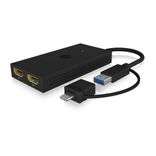 ICYBOXUSBTYPE-CTODUALHDMISPLITTER