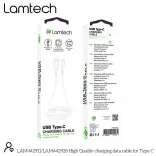 LAMTECH DATACABLE TYPE C 1m WHITE