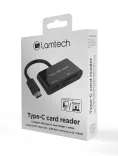 LAMTECH TYPE-C CARD READER BLACK