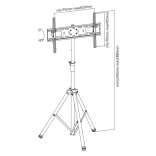 SBOX FLOOR TRIPOD 37-70  92-178 cm