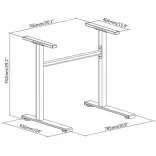 SBOX GAMING DESK FRAME
