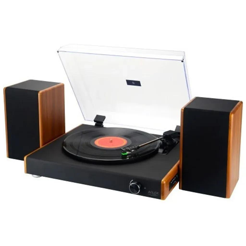 ADLERBT5.4TURNTABLEWITHUSBWOOD