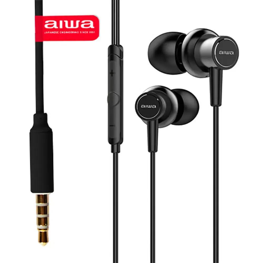 AIWA HI-RES 35MM IN-EARPHONE BLACK DIAMOND