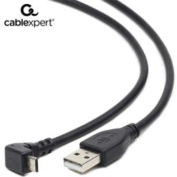 CABLEXPERT ANGLED MICRO-USB CABLE 18M