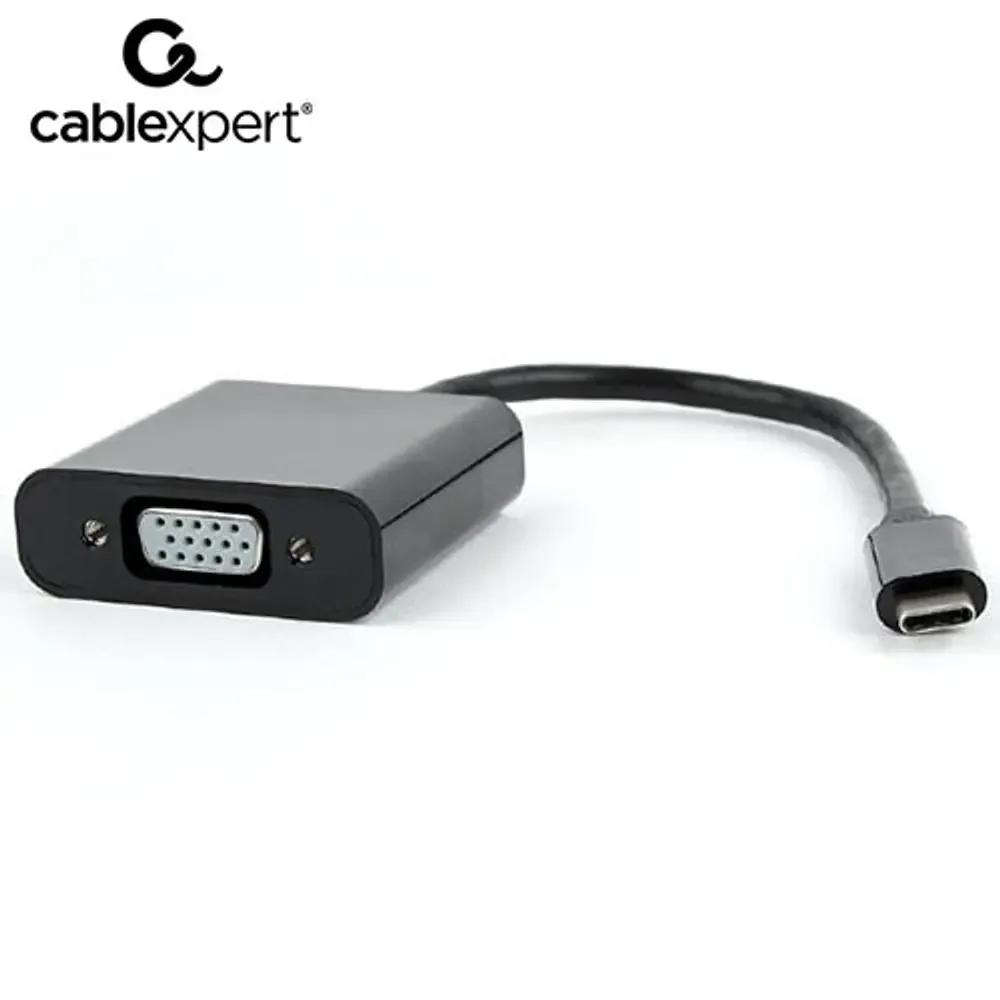 CABLEXPERT USB-C TO VGA ADAPTER BLACK