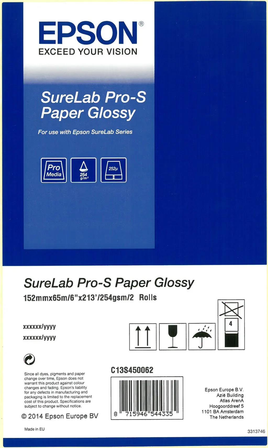 EPSONPaperGlossyRollsC13S450062BP
