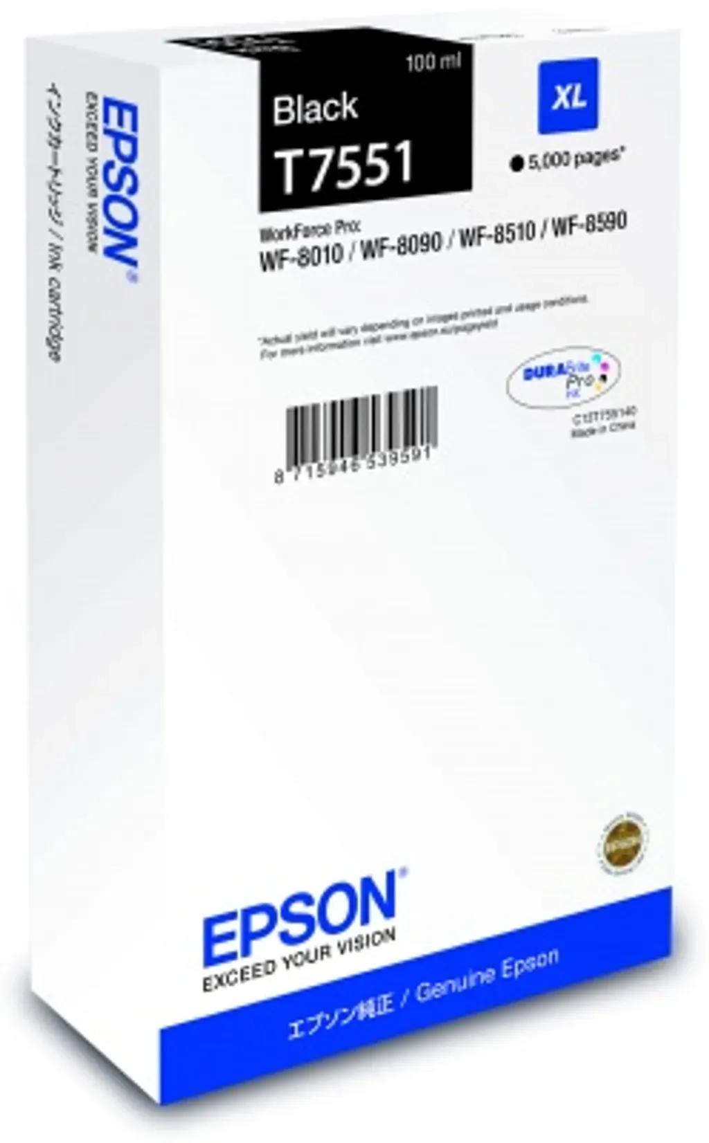 EpsonCartridgeBlackXLC13T75514N