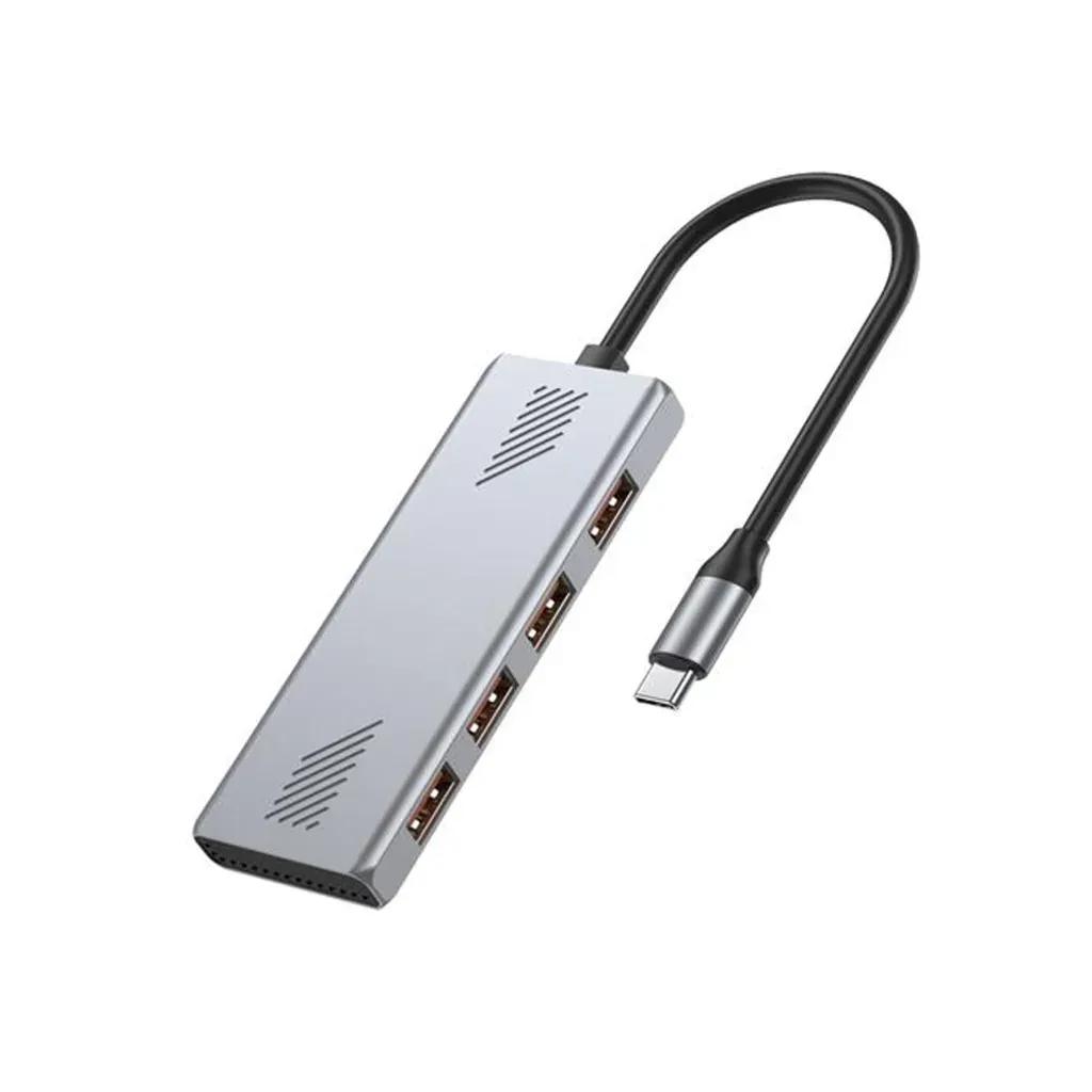 GEMBIRD4-PORTUSB3.2GEN2TYPE-CHUBSILVER