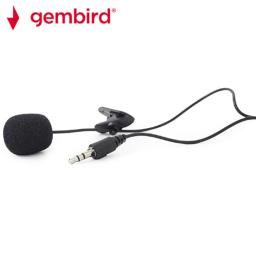 GEMBIRD CLIP-ON 35MM MICROPHONE BLACK