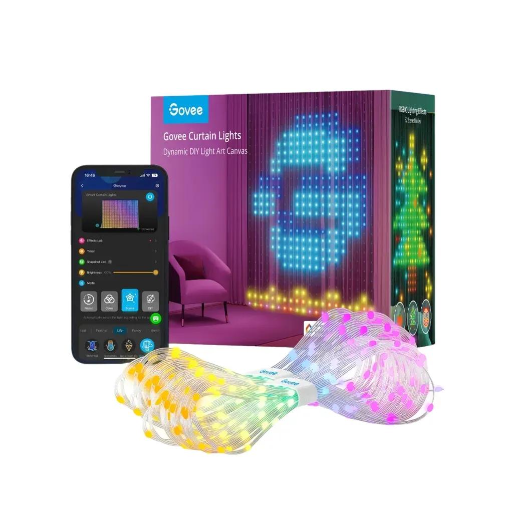 GOVEEH70B1WIFIBLUETOOTHCURTAINLIGHT