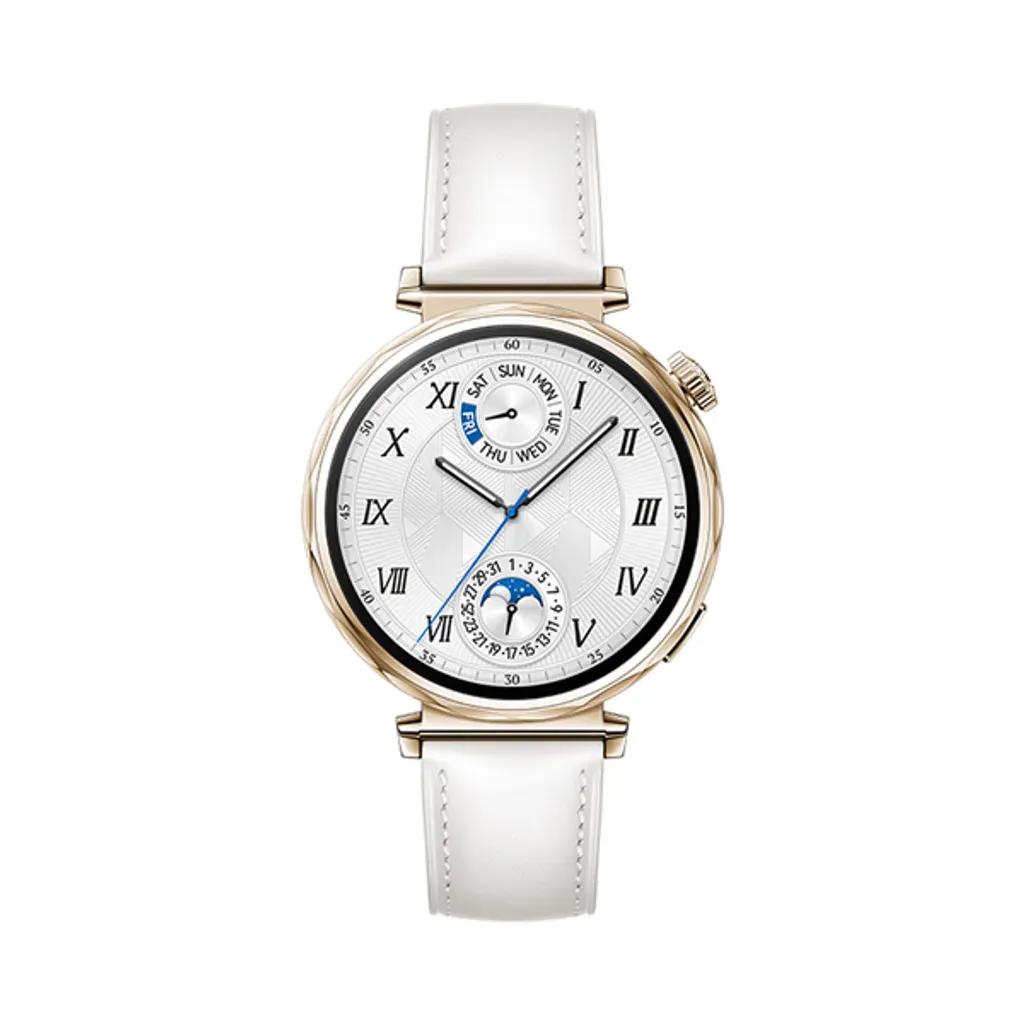 HuaweiWatchGT541mmWhiteLeatherStrap