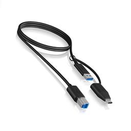 ICYBOXUSB3.2PLUG-BTOUSBTYPE-C1MBLACK