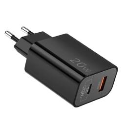 LAMTECHCHARGERUSBQC3.0TYPE-C20WBLACK
