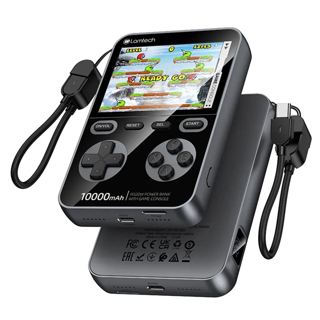 LAMTECHGAMECONSOLEPOWERBANK10000MAHBLACK