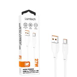 LAMTECHHIGHPOWERCABLEUSBTOTYPE-C1M27WWHITE