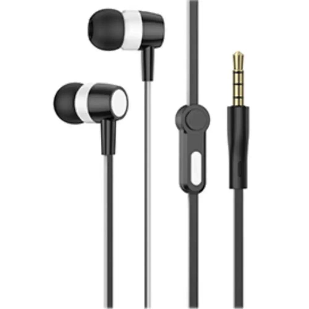 LAMTECH HANDSFREE WITH MIC 35MM JACK BLACK