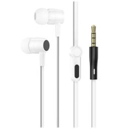 LAMTECH HANDSFREE WITH MIC 35MM JACK WHITE