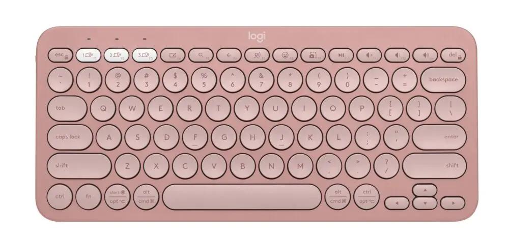 LOGITECH Keyboard Blueetooth K380s Rose_1.webp