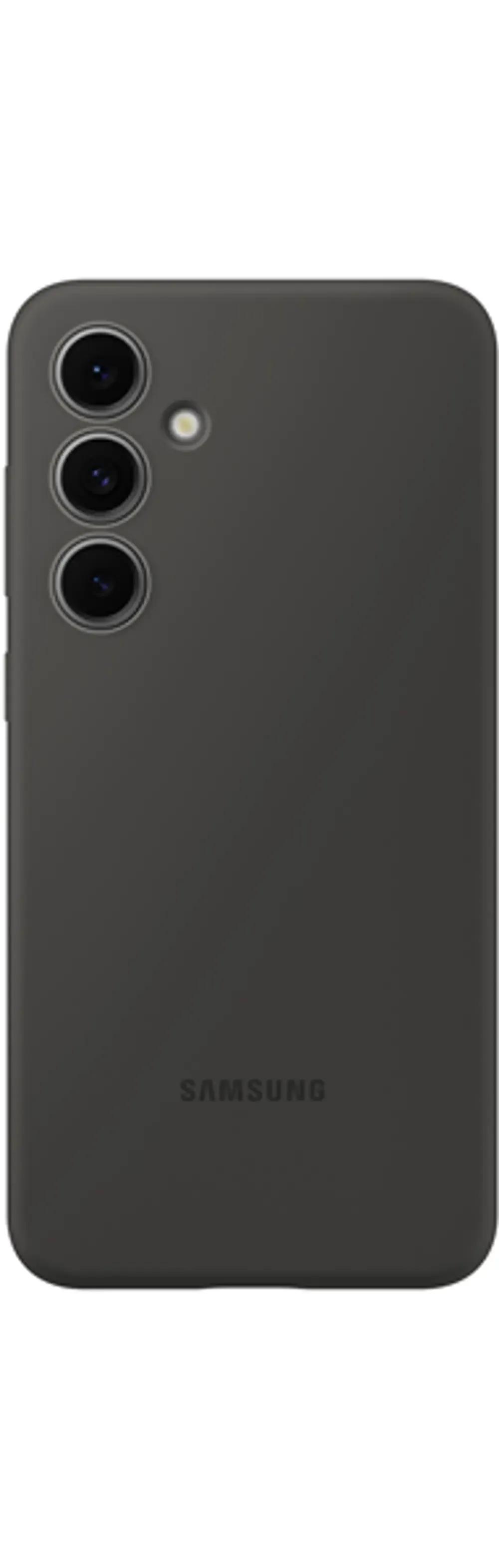 SamsungSiliconeCaseGalaxyS24FEBlack