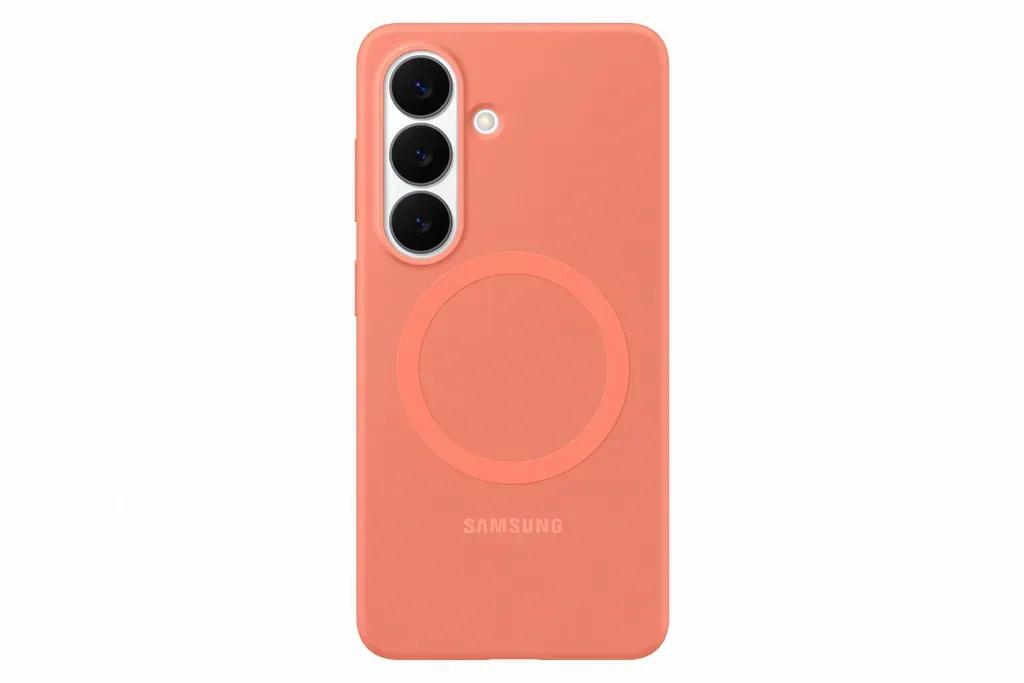 SamsungSiliconeMagnetGalaxyS26Coralred
