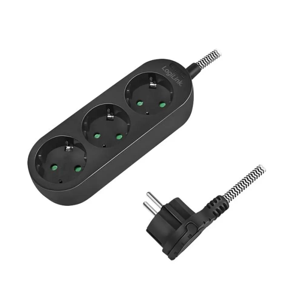 Socket 3 x Schuko Logilink LPS261 1,5m_1.webp