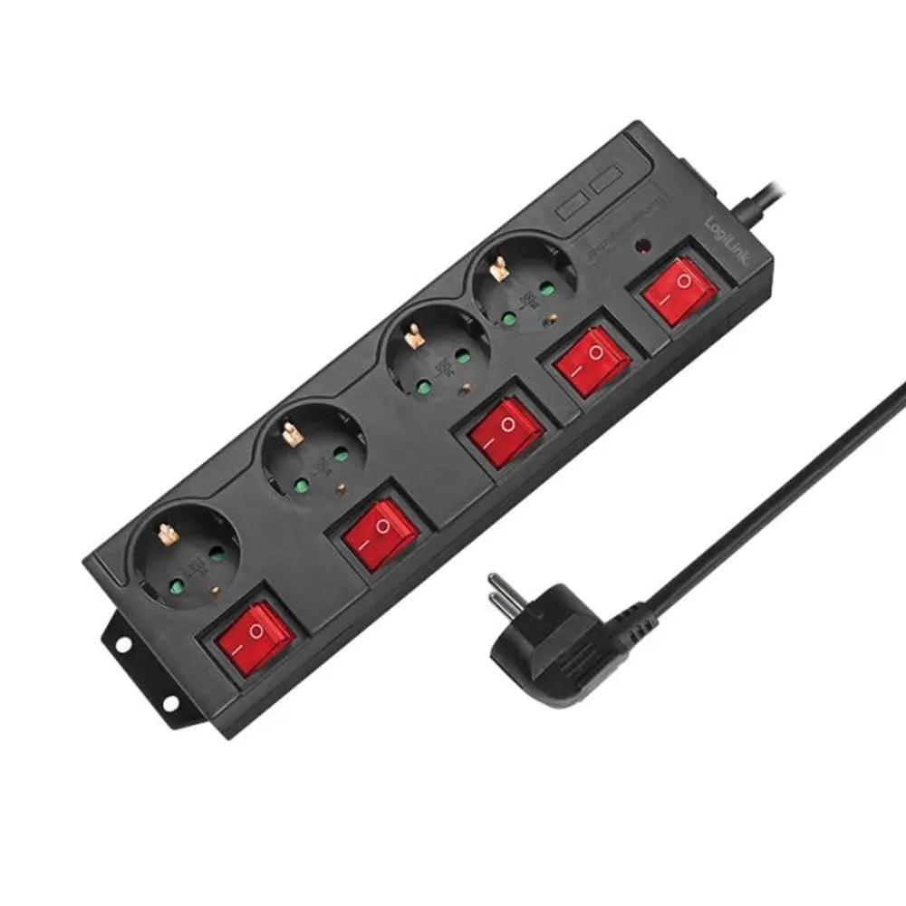 Socket 4 x Schuko Logilink LPS251 1,5m_1.webp