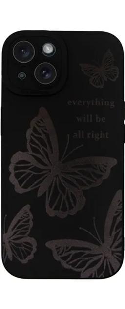 VividSiliconeCaseAppleiPhone15Butterfly