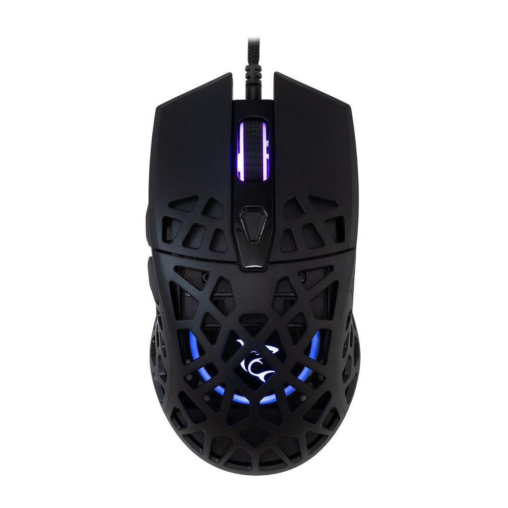 WHITESHARKRGBGAMINGMOUSEGM-5018BLACK