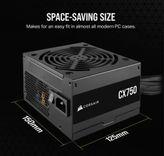 POWSUPCORSAIRCX750750W80BRONZE