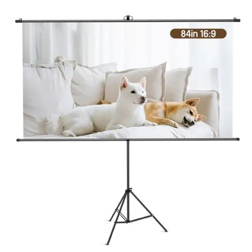 DELIBRACKETPROJECTORSCREEN84BLACK
