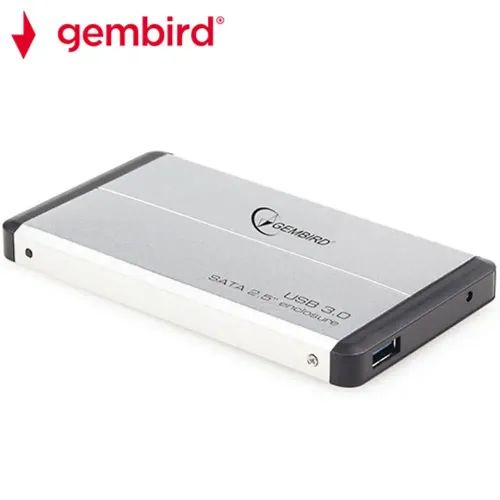 GEMBIRD USB 3.0 2.5 ENCLOSURE SILVER