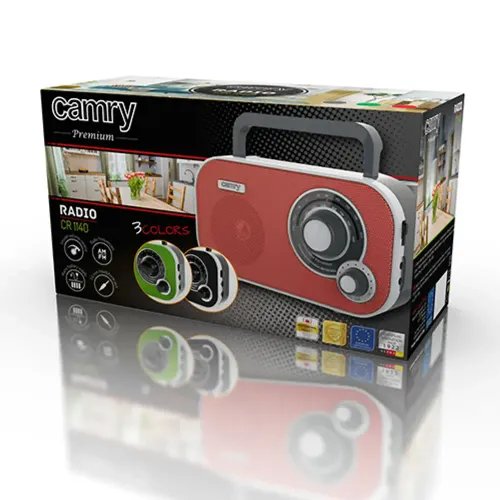 CAMRY SMALL PORTABLE RADIO RED