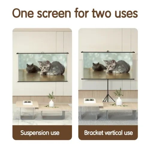 DELIBRACKETPROJECTORSCREEN72BLACK