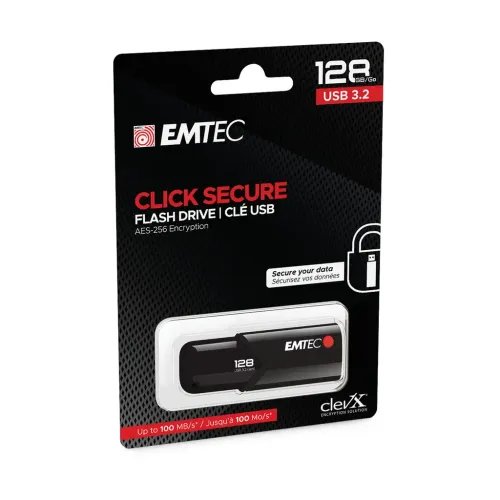 EmtecUSB3.2ClickSecureB120128GB