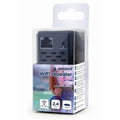 GEMBIRDWIFIREPEATER300MBPSBLACK