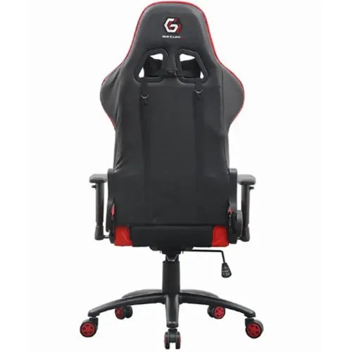 GEMBIRD GAMING CHAIR LEATHER BLACKRED