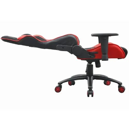 GEMBIRD GAMING CHAIR LEATHER BLACKRED
