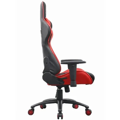 GEMBIRD GAMING CHAIR LEATHER BLACKRED