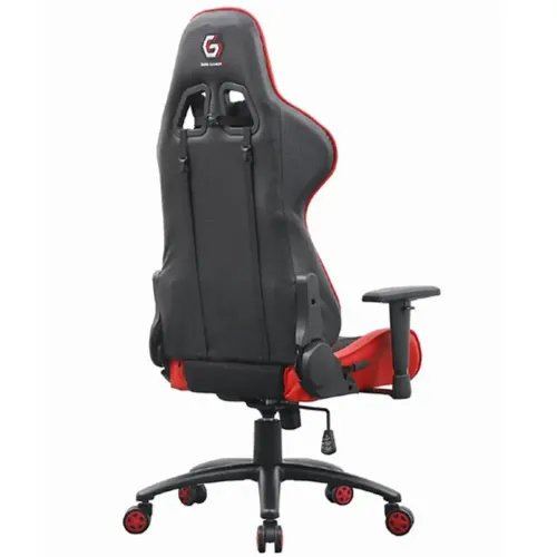 GEMBIRD GAMING CHAIR LEATHER BLACKRED