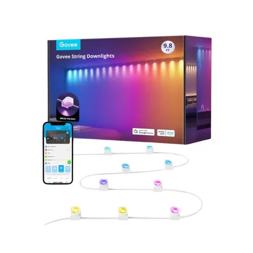 GOVEEH608BRGBICSTRINGDOWNLIGHTS3M
