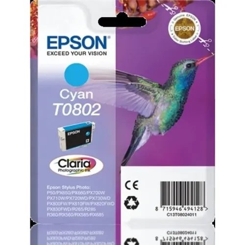 InkEPSONT0802CyanC13T08024011