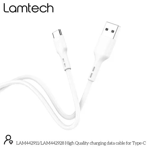 LAMTECH DATACABLE TYPE C 1m WHITE