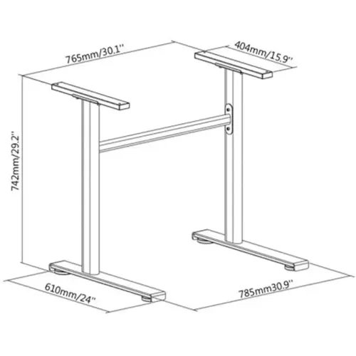 SBOX GAMING DESK FRAME