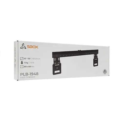 SBOX WALL MOUNT 43-100 75KG 800X600