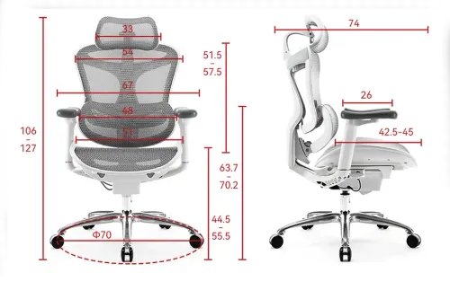 SIHOOERGONOMICCHAIRDOROC300White