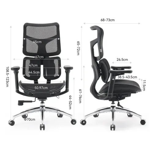 SIHOOERGONOMICCHAIRDOROS100BLACK