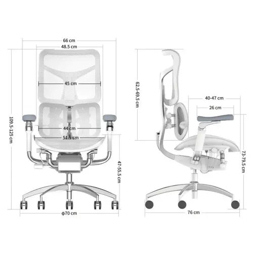 SIHOOERGONOMICCHAIRDOROS300WHITE