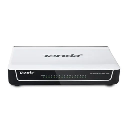 TENDA 16-PORT 10100 DESKTOP SWITCH