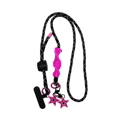 VividBraidedRopeLanyardBlack