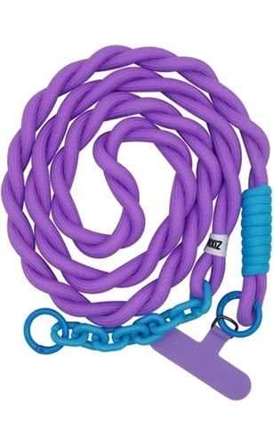 VividNeckRopeLanyardPurple